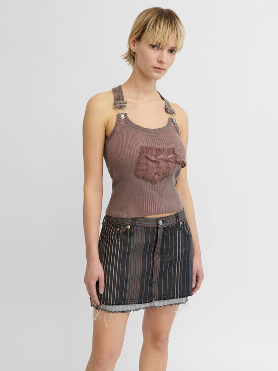 Gaultier Rib Cotton Top 