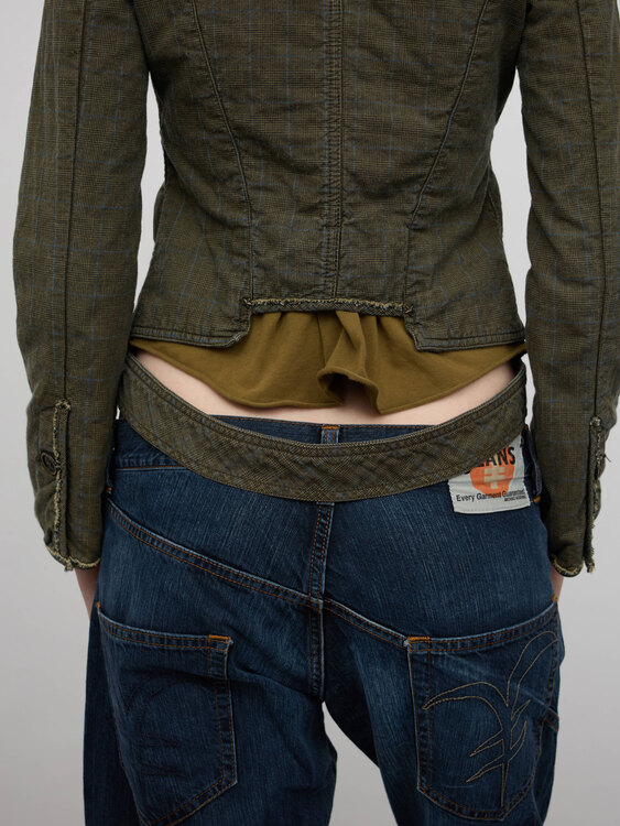 Cop Copine Tweed Pattern Jacket 