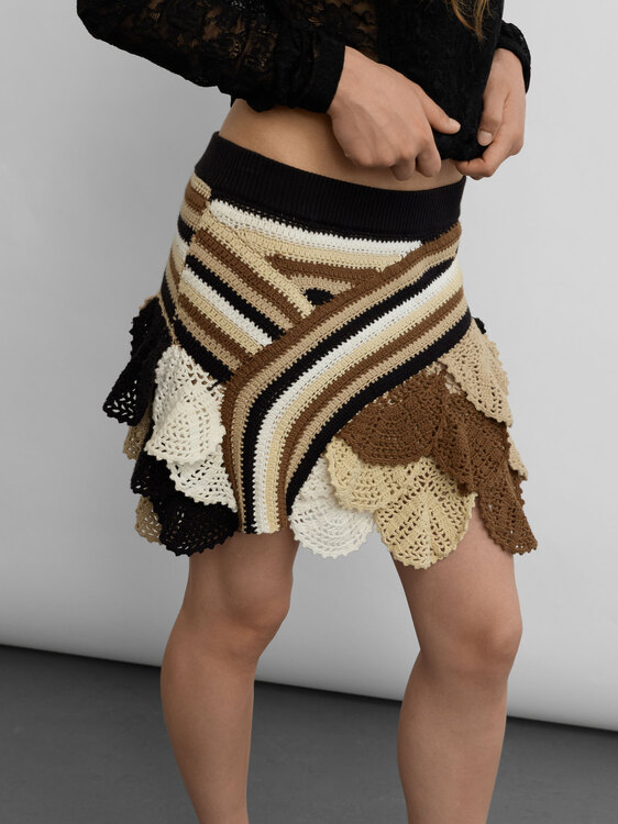 Just Cavalli Knitted Skirt 