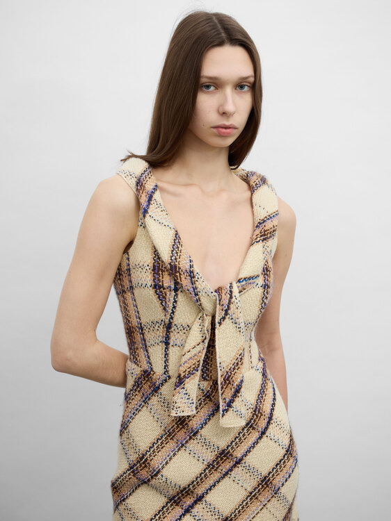 Miu Miu Wool Midi Dress 