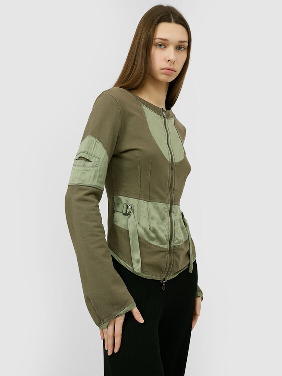 Patrizia Pepe Zip-Up Cardigan 