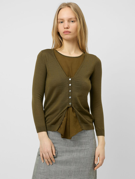 Stefanel Double Layer Cardigan 