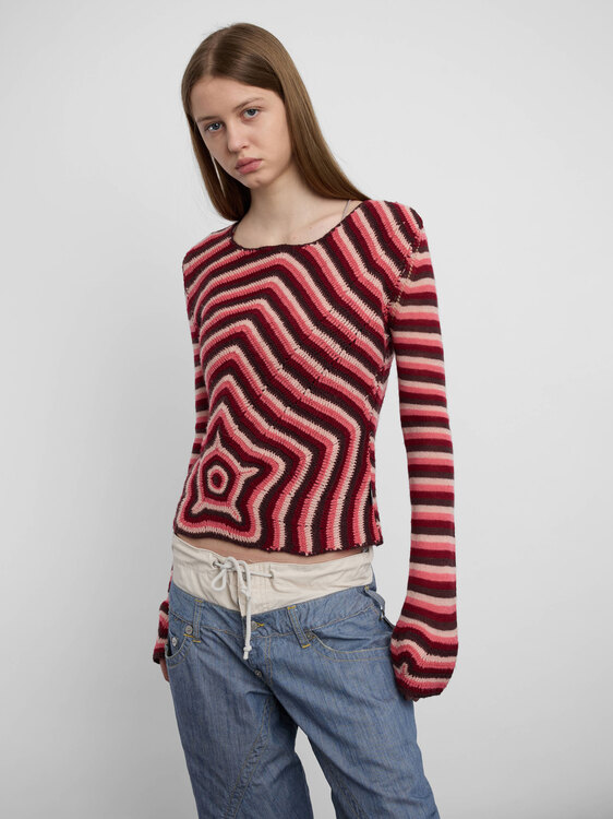 Michiko Koshino Crochet Jumper 