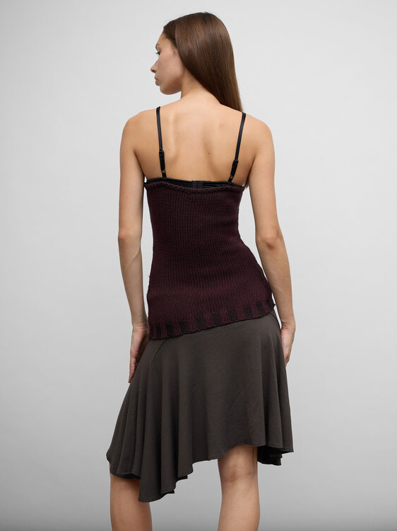 Knitted Bustier Top 