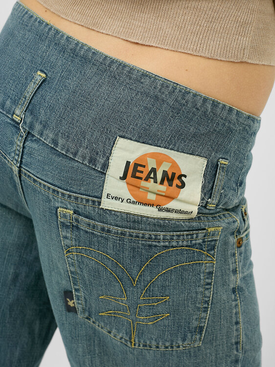 Michiko Koshino Low Rise Jeans 