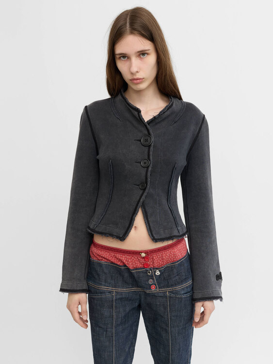 Cop Copine Inside-Out Cardigan 