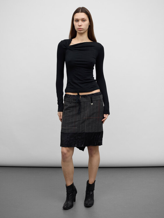 Girbaud Deconstructed Skirt 