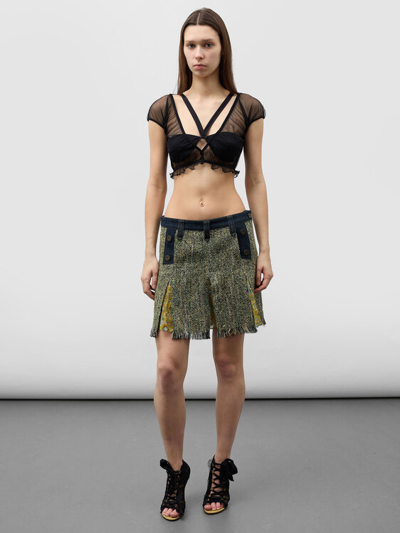 Miss Sixty Mesh Crop Top 