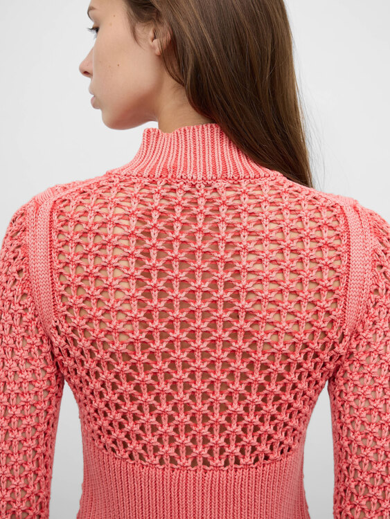 Coral Pink Knitted Jumper 
