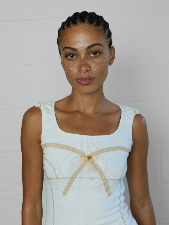 Rib Cotton Tank Top 