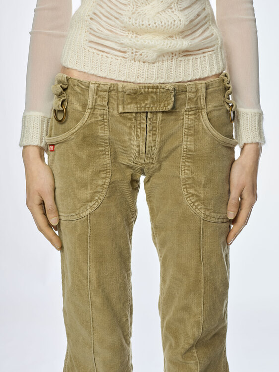 Miss Sixty Corduroy Capri Trousers 