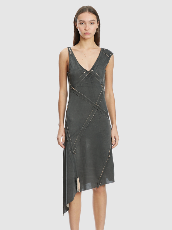 Deconstructed Midi Dress 