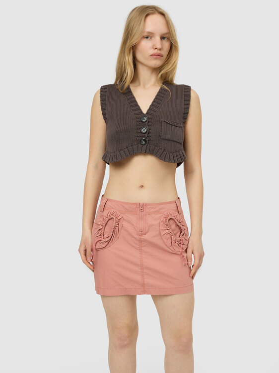 Miss Sixty Cotton Mini Skirt 