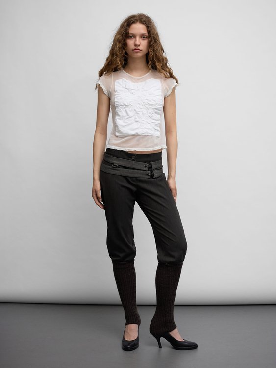 Nolita White Mesh Top 