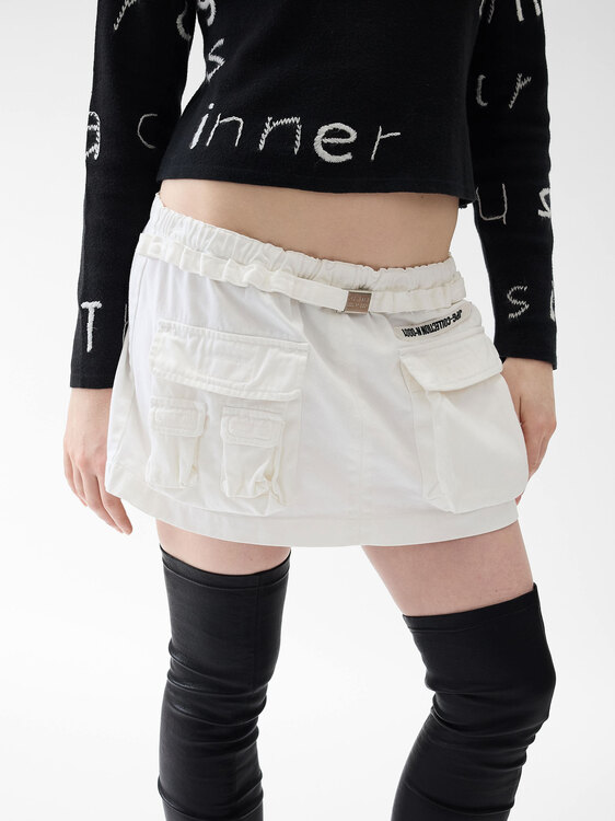 Gaultier Cargo Mini Skirt 