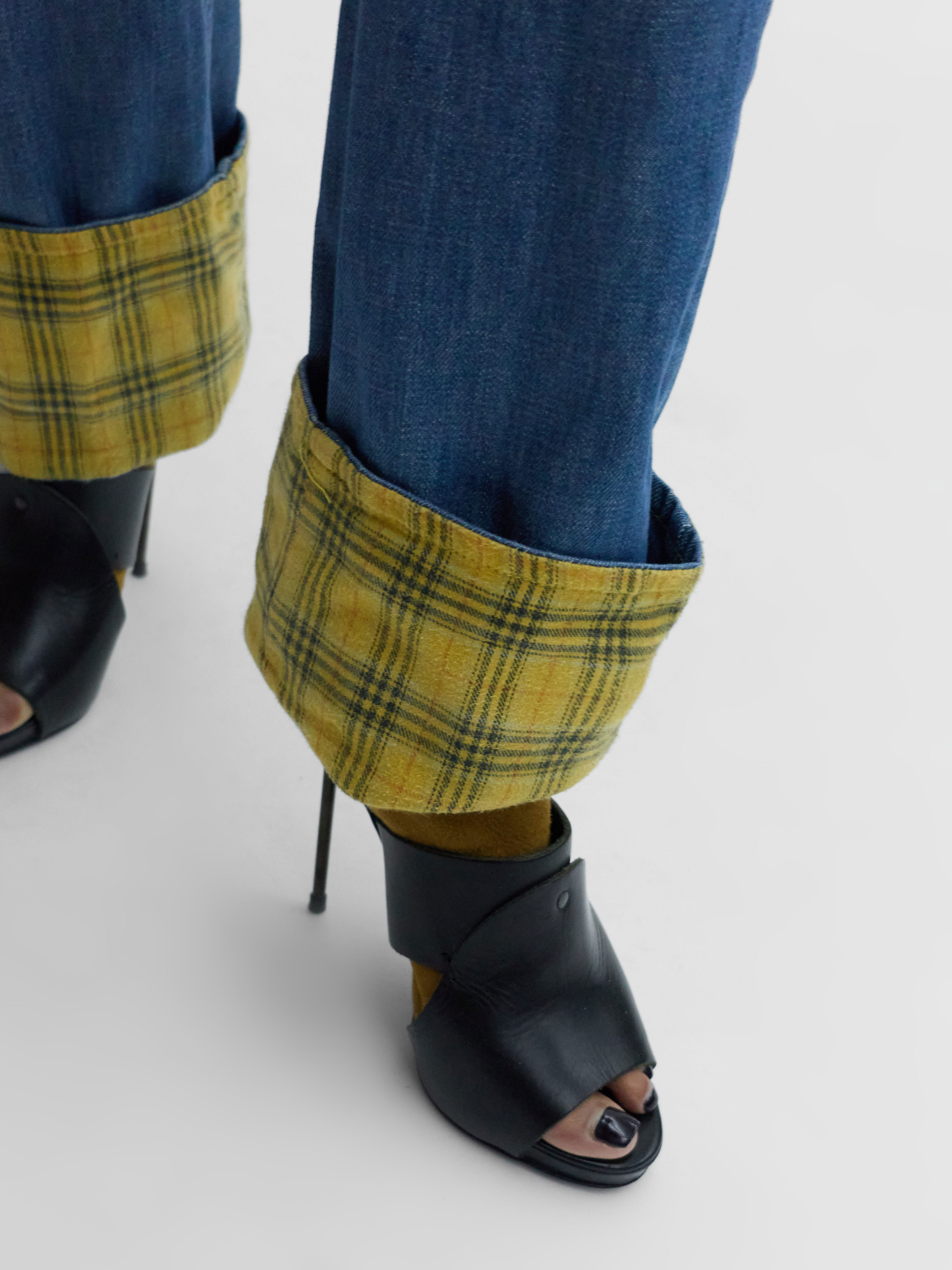 Michiko Koshino Double Waist Jeans 