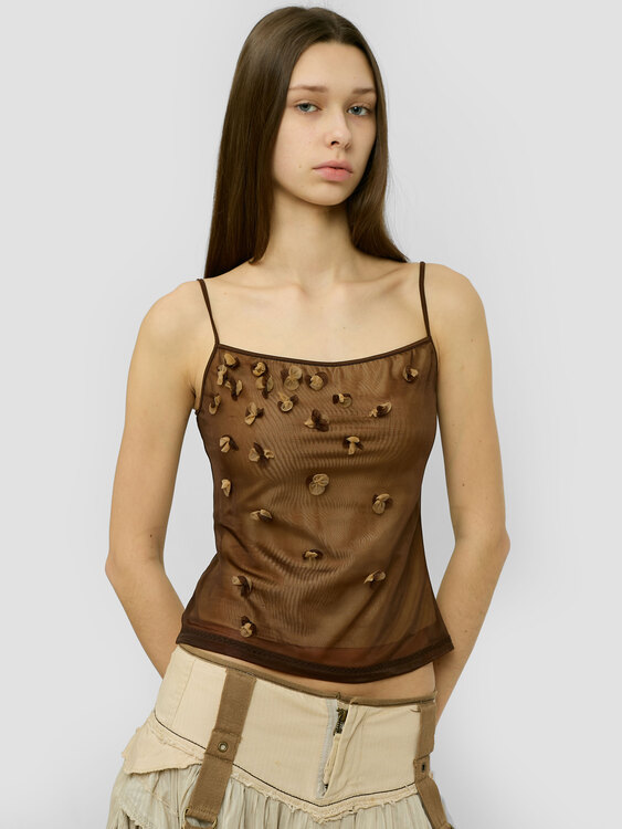 Plein Sud Floral Appliqué Top 