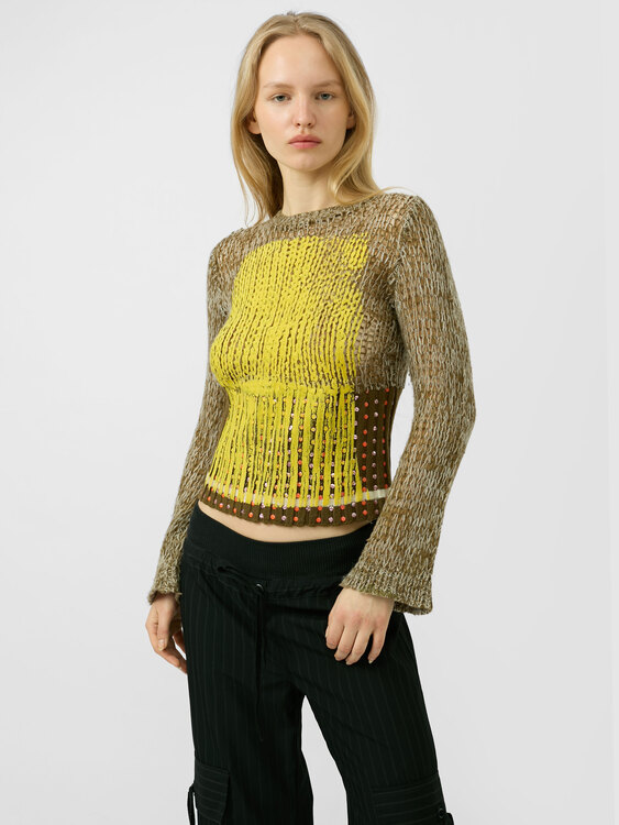 E-Play Open Knit Jumper 
