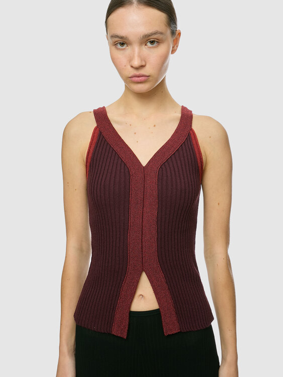Burgundy Knit Top 