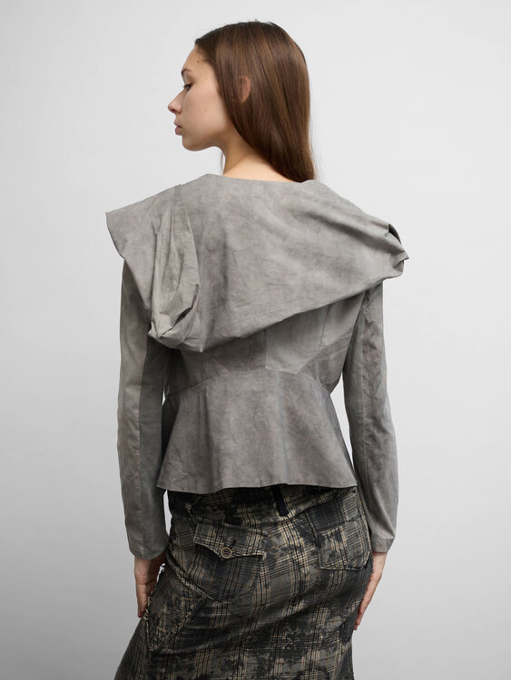 Deconstructed Acid Wash Jacket 