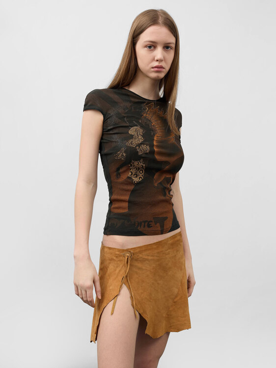 Plein Sud Graphic Print Top 