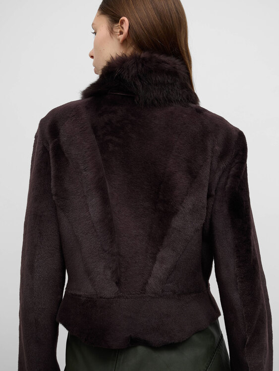 Sportmax Pony Leather Jacket 