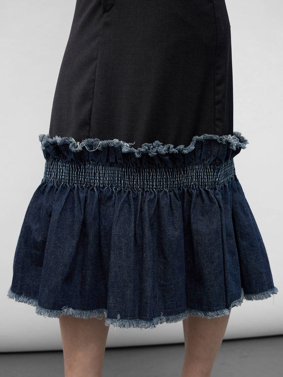 Nolita Wool Midi Skirt 
