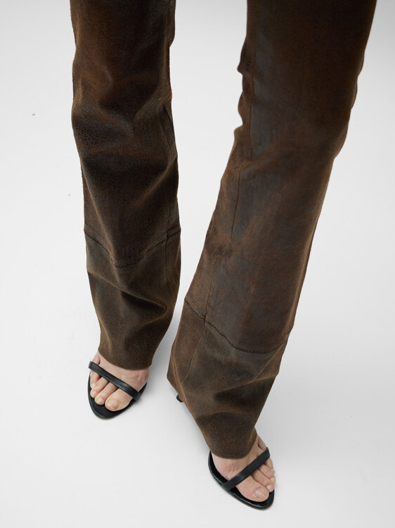Plein Sud Leather Trousers 