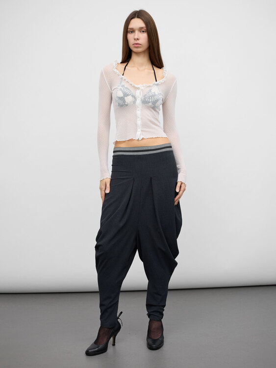 Morgan De Toi Mesh Cardigan 