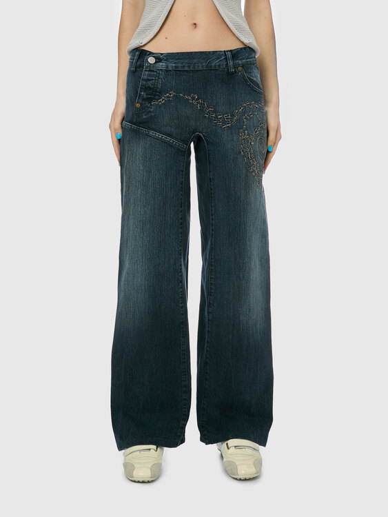 Michiko Koshino Wide Leg Jeans 