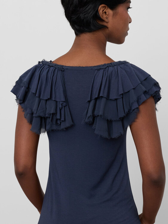 Blue Stretchy Mini Dress 