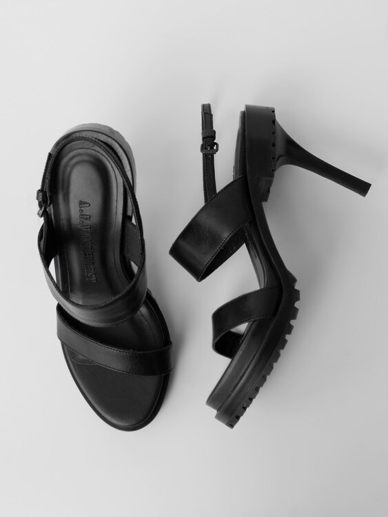 A.F. Vandevorst Stacked Heel Sandals 