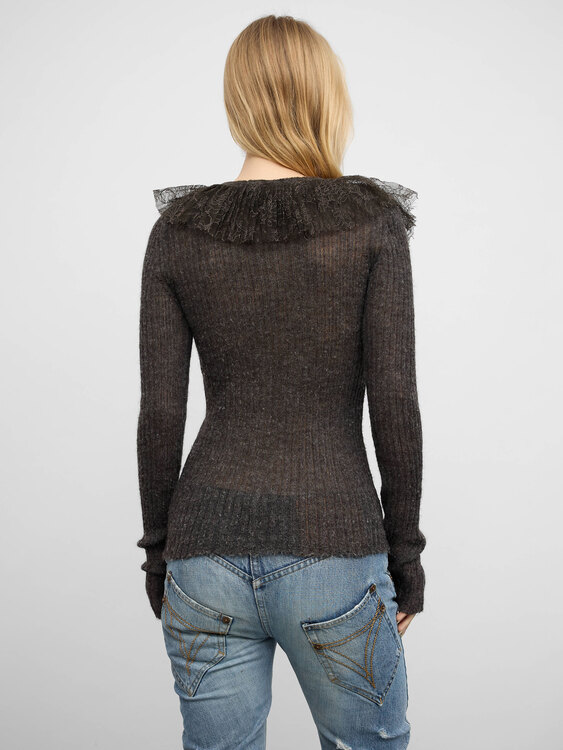 Gaultier Lace Collar Jumper 