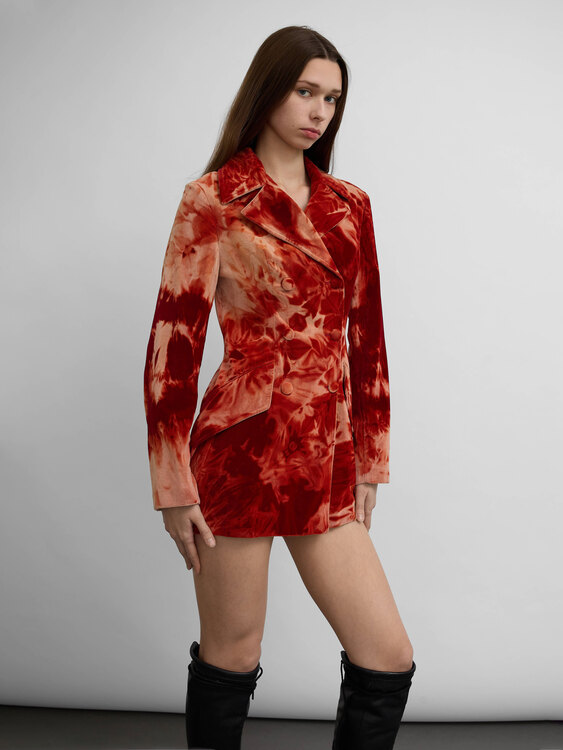 Plein Sud Tie-Dye Blazer Coat 