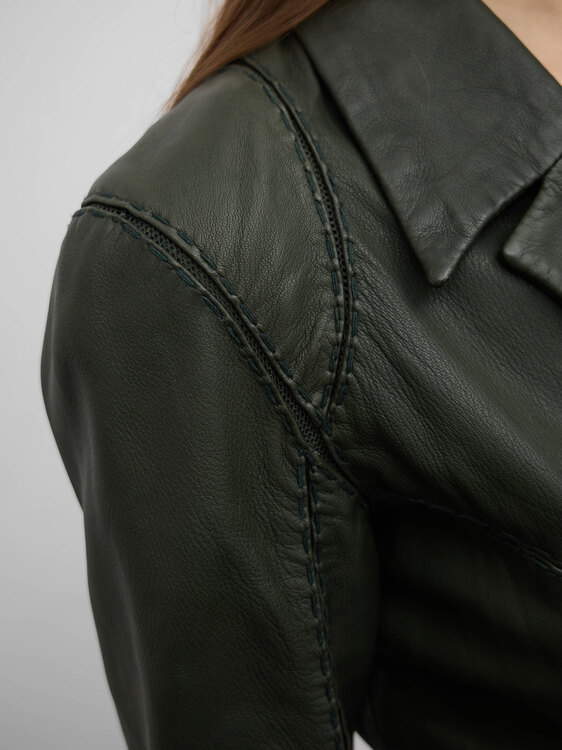 Michiko Koshino Leather Jacket 