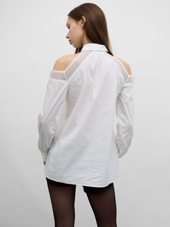 Just Cavalli Cold Shoulder Shirt 