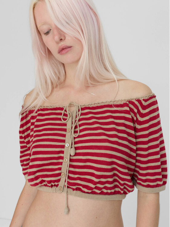 Adolfo Dominguez Fine-Knit Cropped Cardigan 