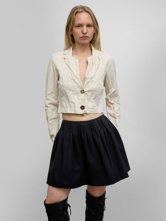 Sarah Pacini Cropped Blazer 