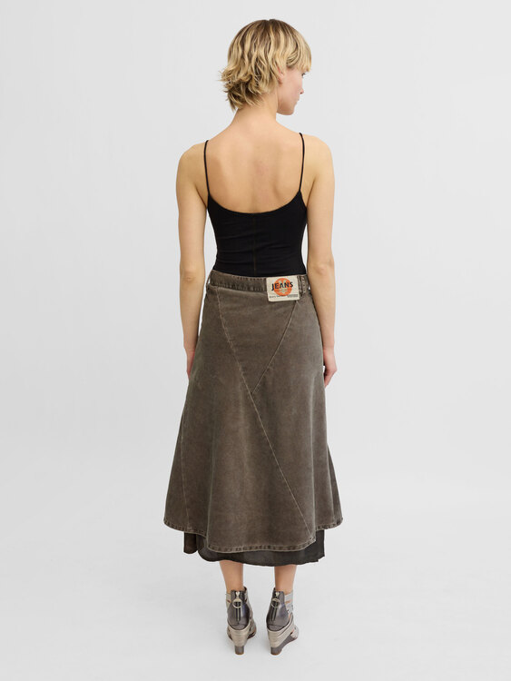 Michiko Koshino Corduroy Skirt 