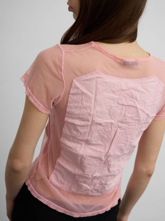 Nolita Pink Mesh T-Shirt 
