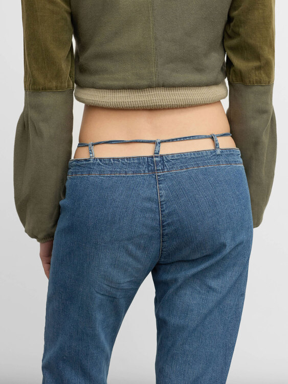 Miss Sixty Cutout Waist Jeans 