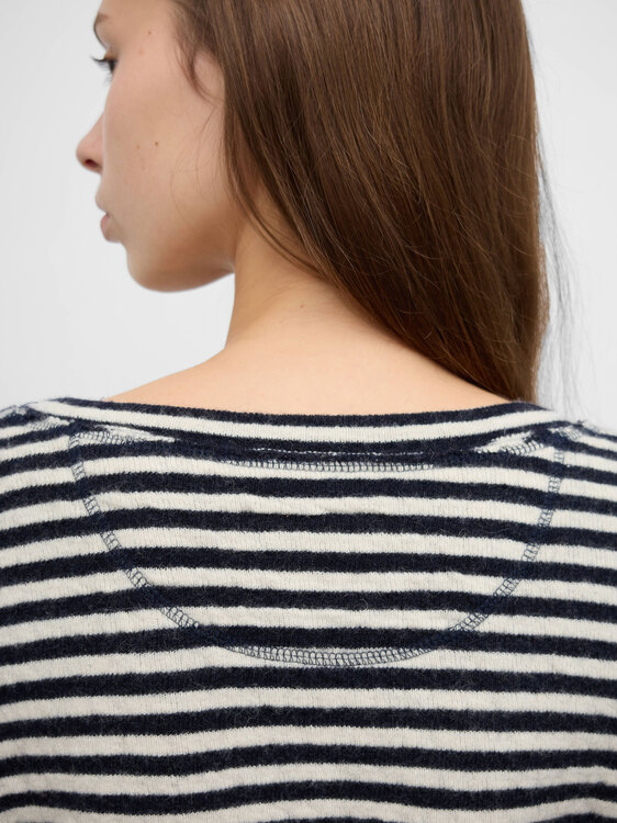 Knitted Striped Cardigan 