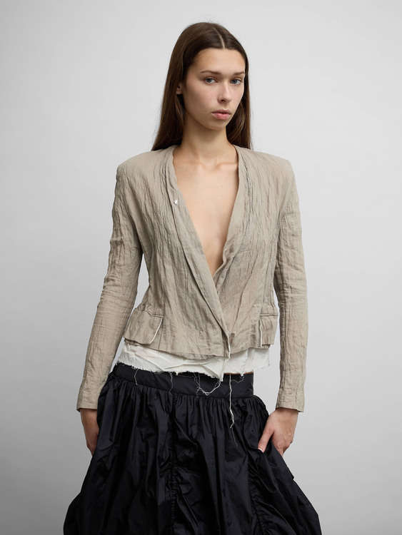 Acne Crinkle Effect Blazer 