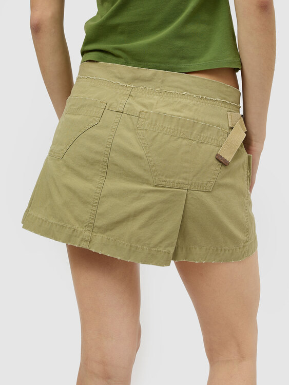 Diesel Khaki Mini Skirt 