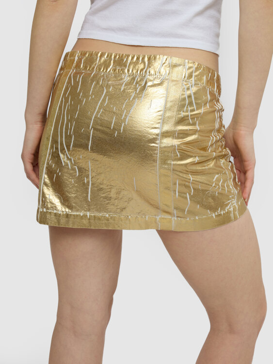 Nolita Gold Mini Skirt 