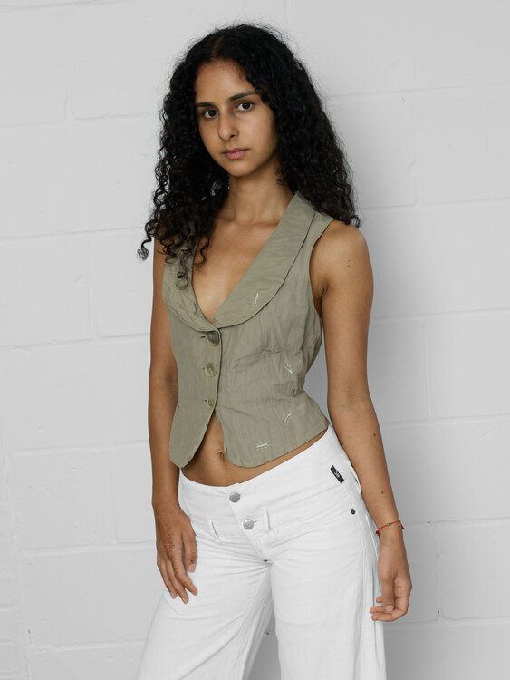 Cop Copine Khaki Vest 