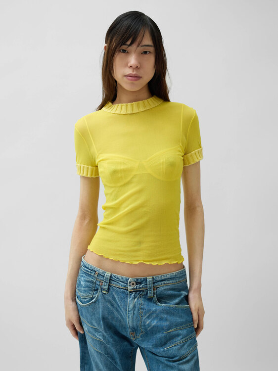 Gaultier Mesh Top 
