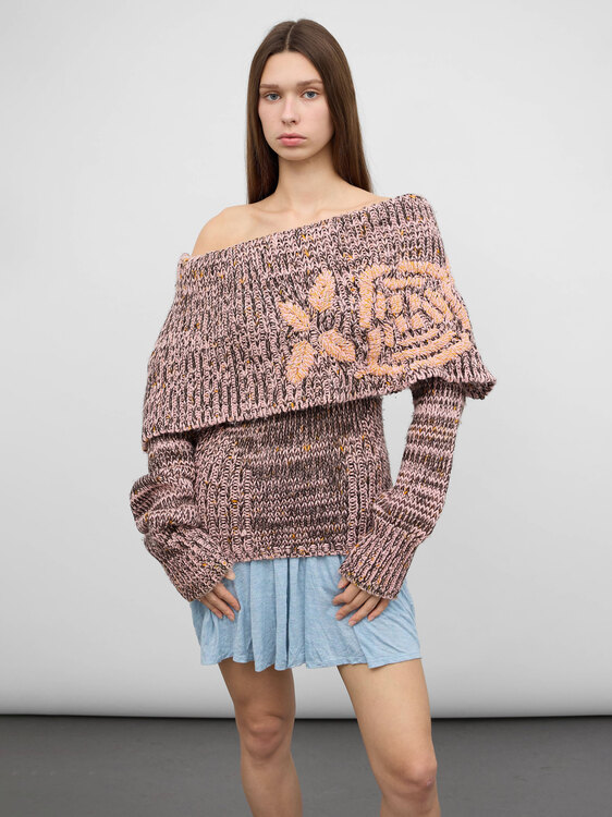 Gsus Off-Shoulder Jumper 