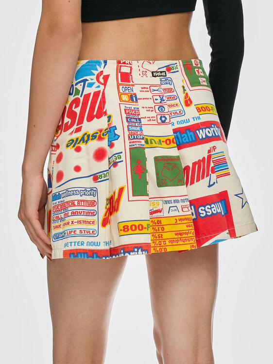 Killah Pleated Mini Skirt 