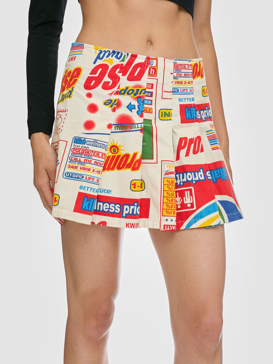 Killah Pleated Mini Skirt 